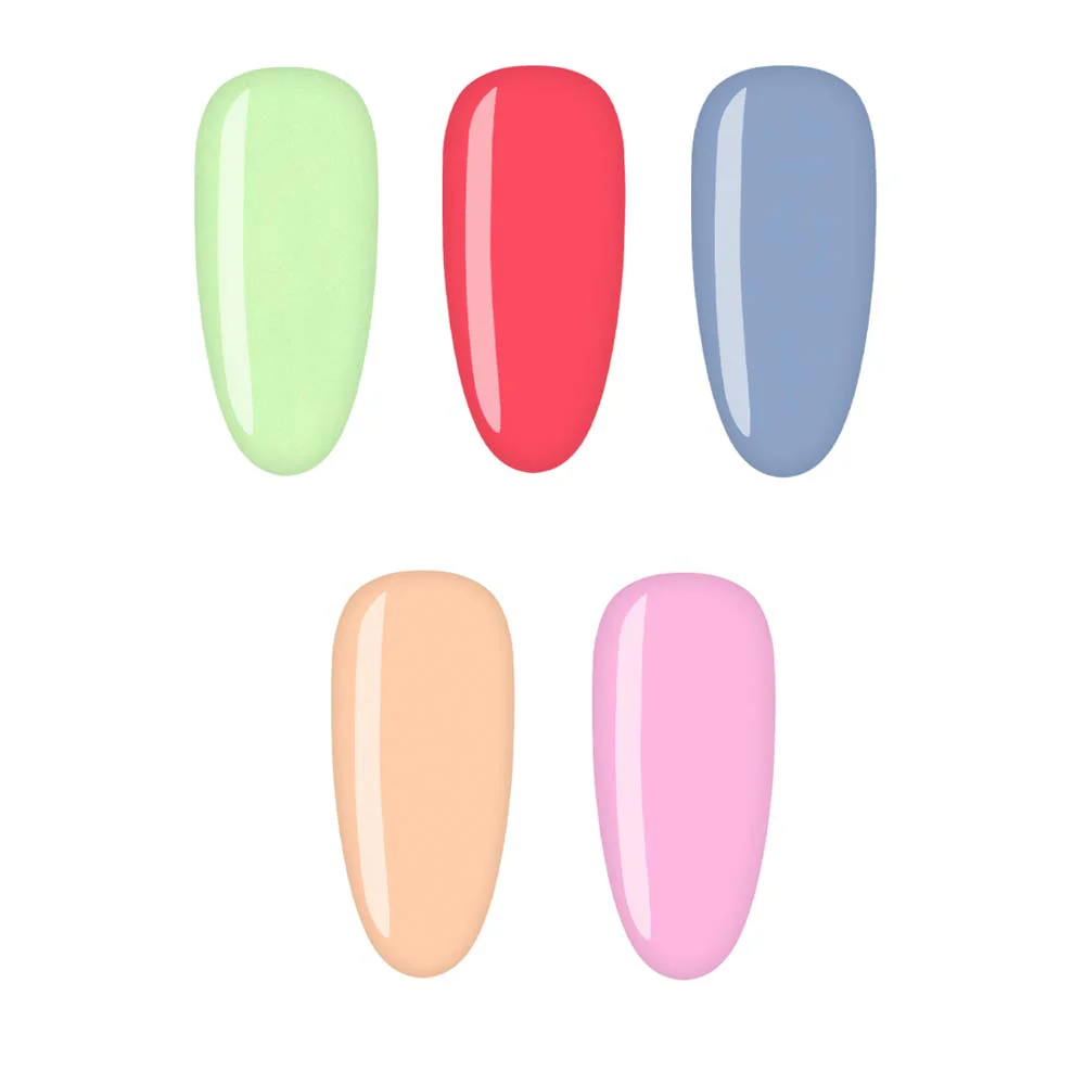 Pack esmaltes semipermanentes FIVE SENSES