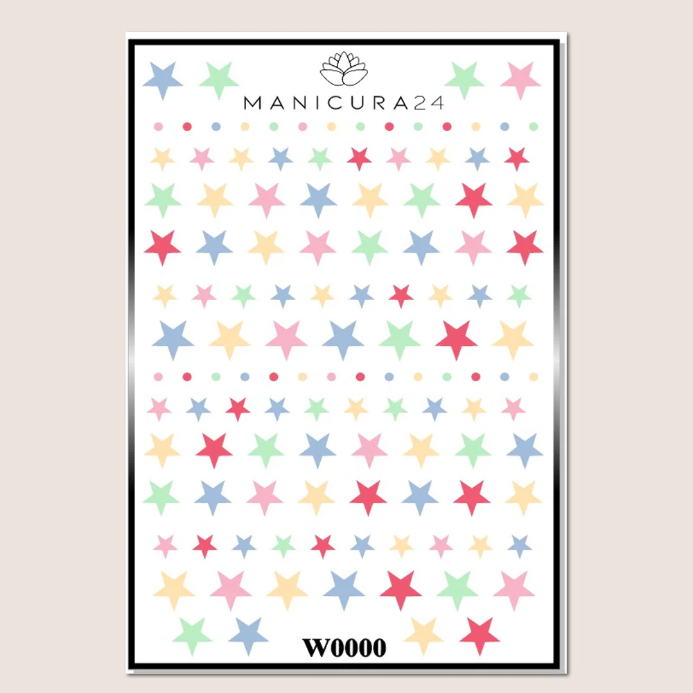 Pegatinas al Agua - Candy Stars